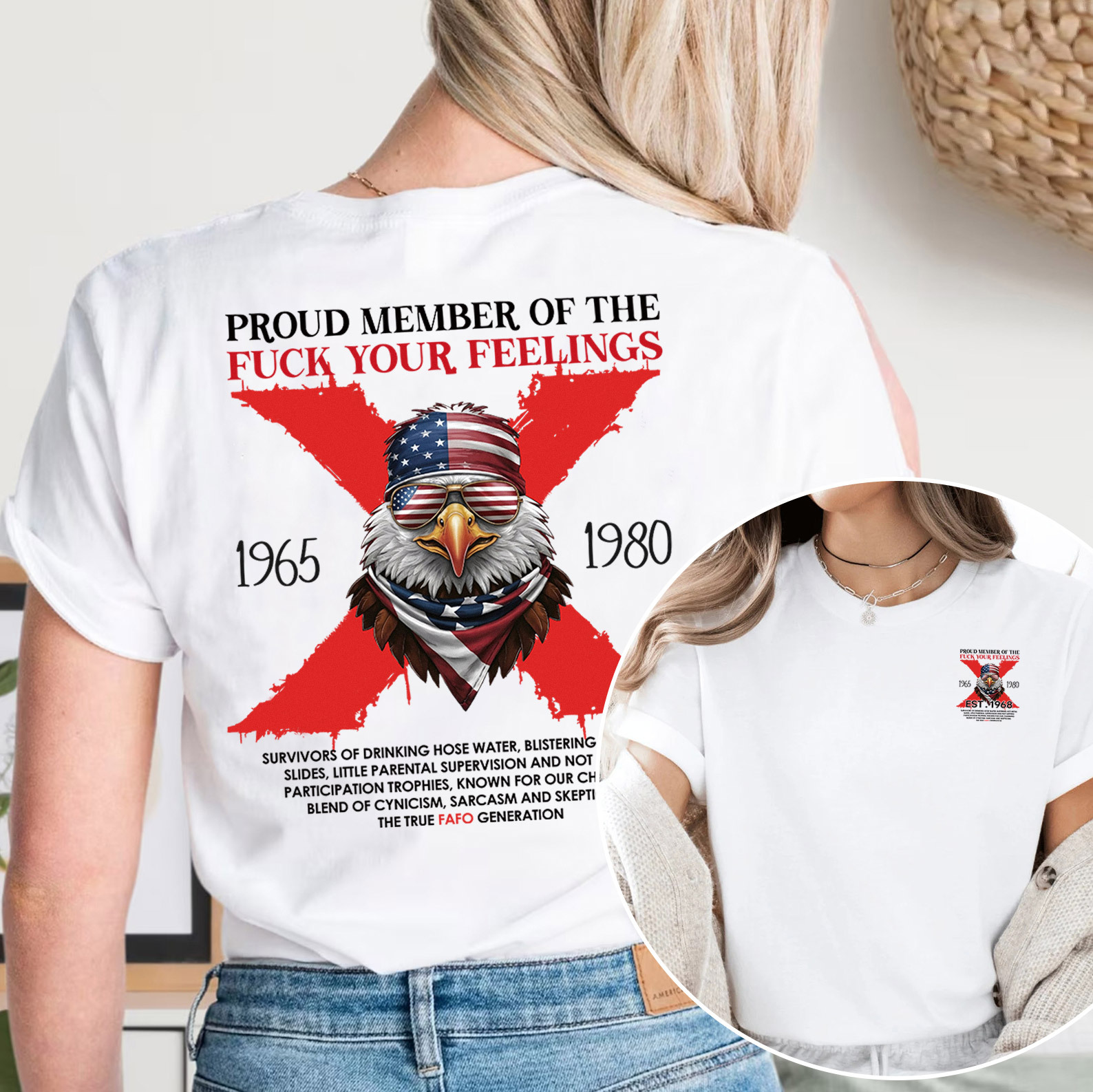 Halloween Gen X Eagle T-shirt