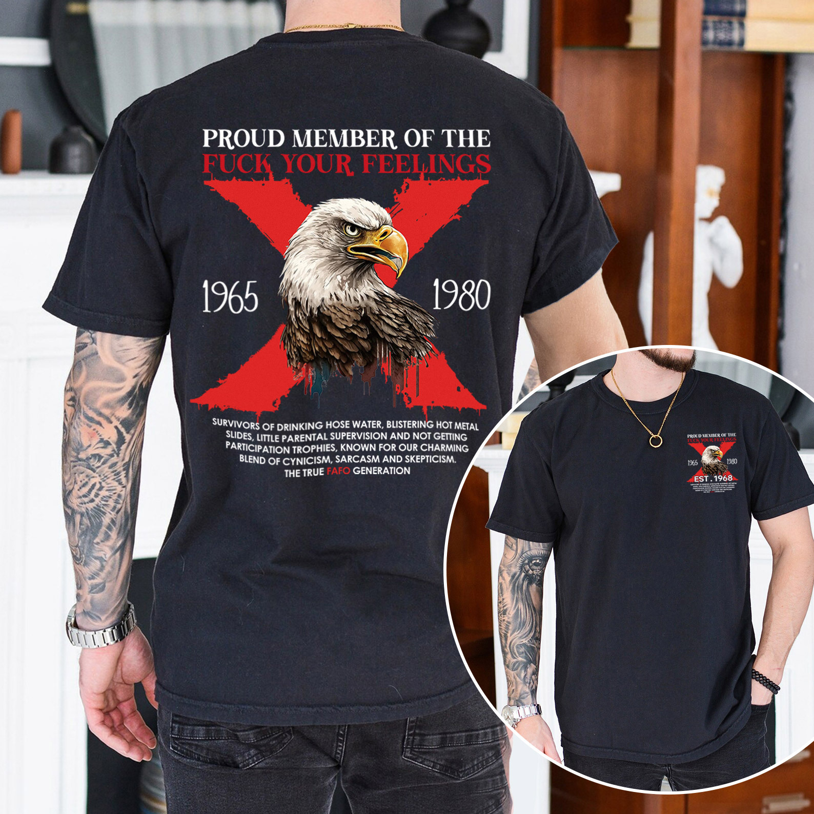 Halloween Gen X Eagle T-shirt