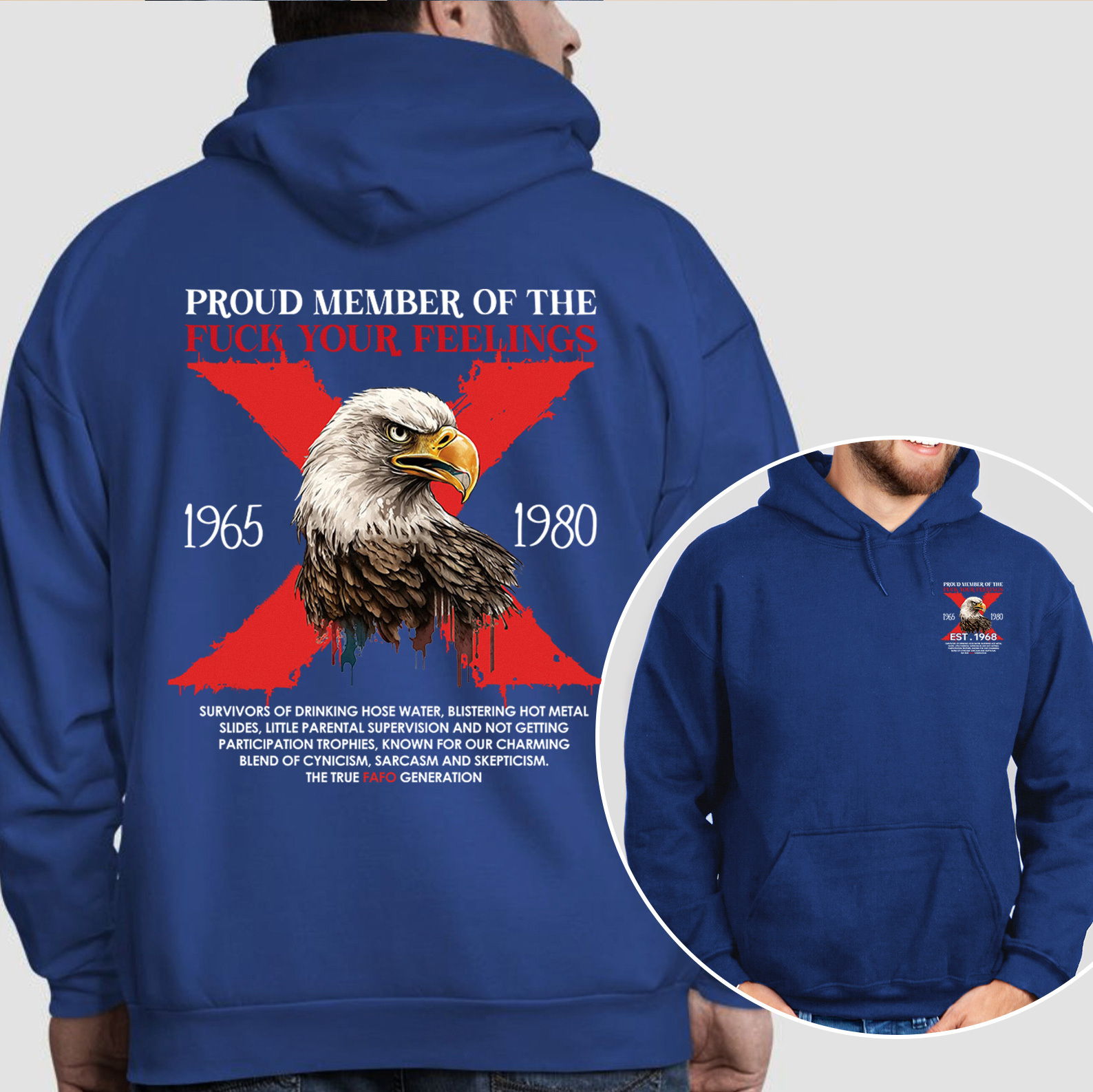 Halloween Gen X Eagle Hoodie
