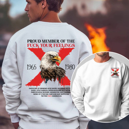 Halloween Gen X  Eagle Crewneck