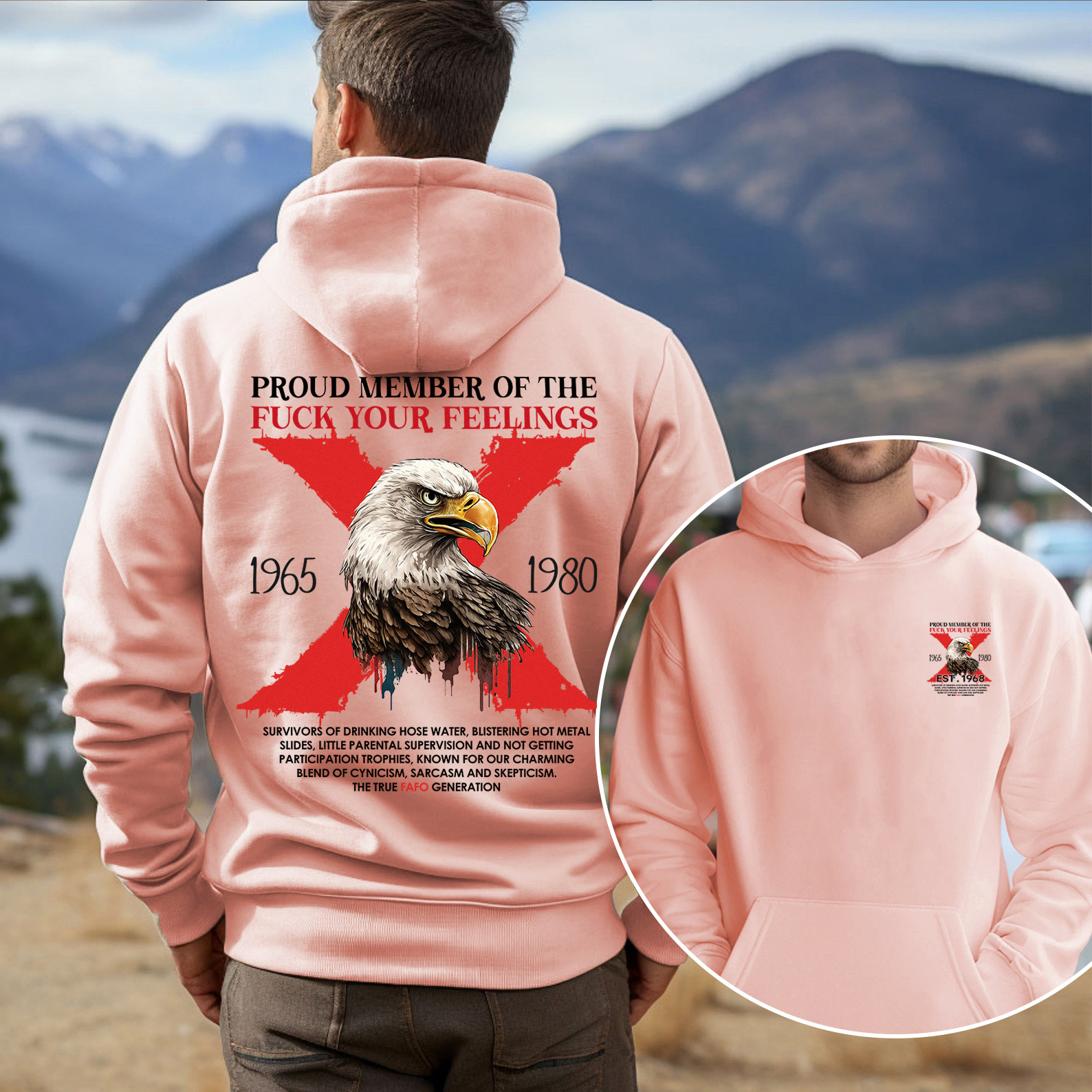 Halloween Gen X Eagle Hoodie