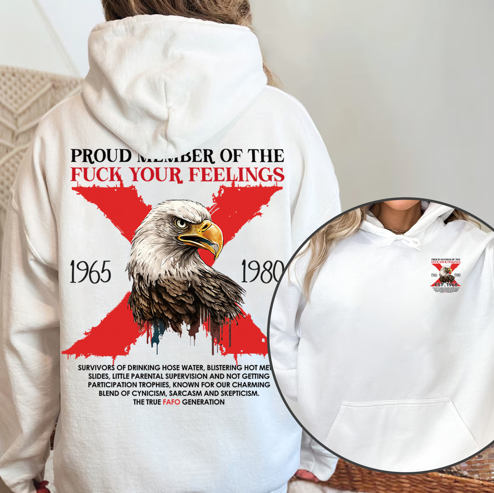 Halloween Gen X Eagle Hoodie