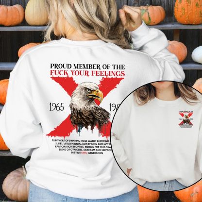 Halloween Gen X  Eagle Crewneck