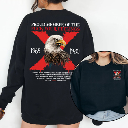 Halloween Gen X  Eagle Crewneck