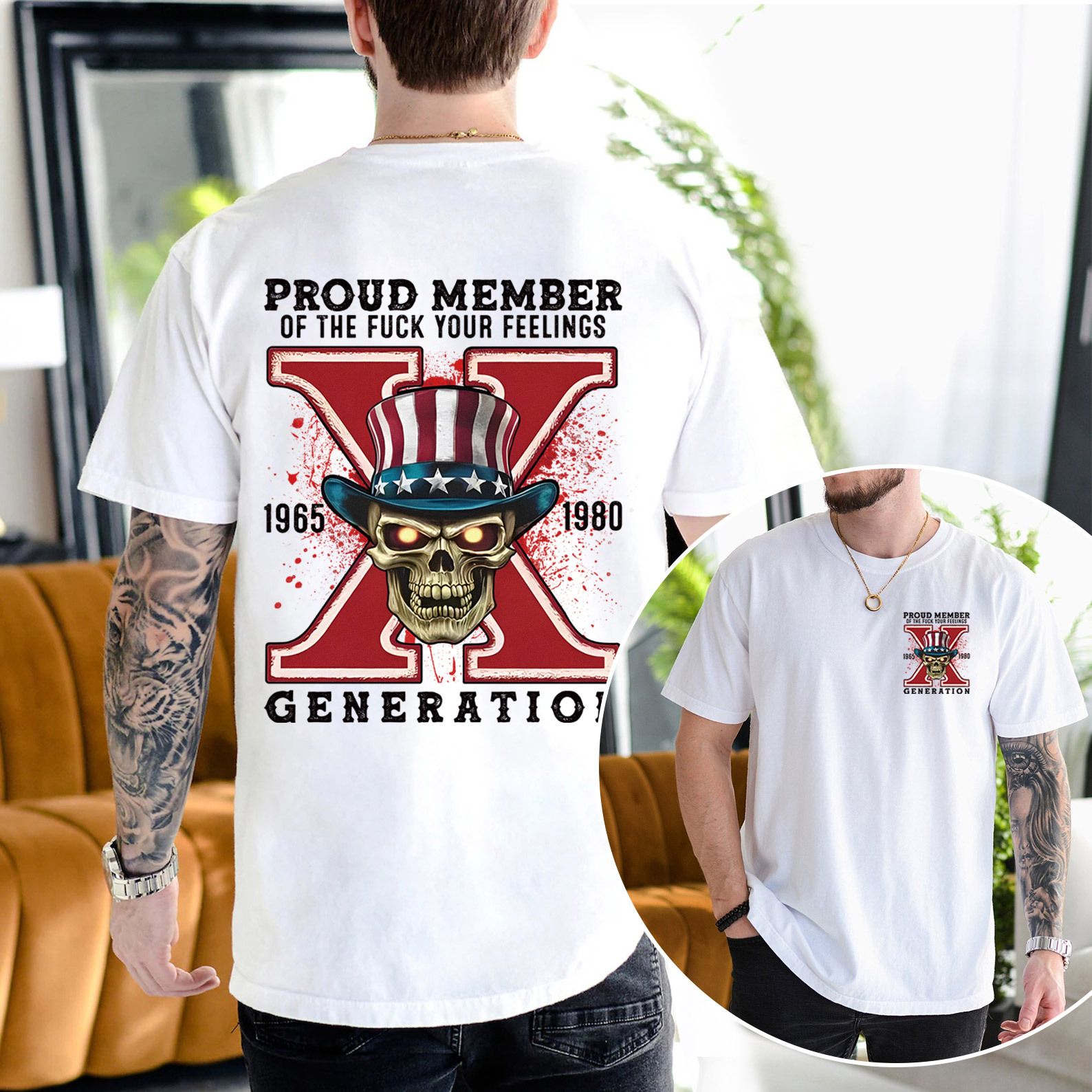 New Version Generation X FAFO shirt Double Side Print T-shirt