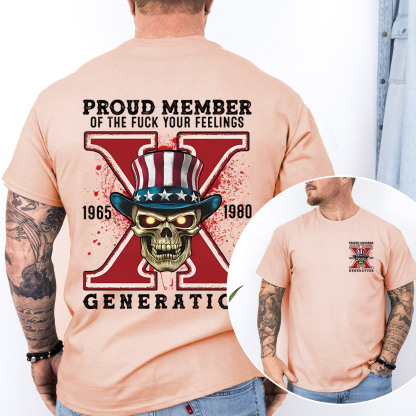 New Version Generation X FAFO shirt Double Side Print T-shirt