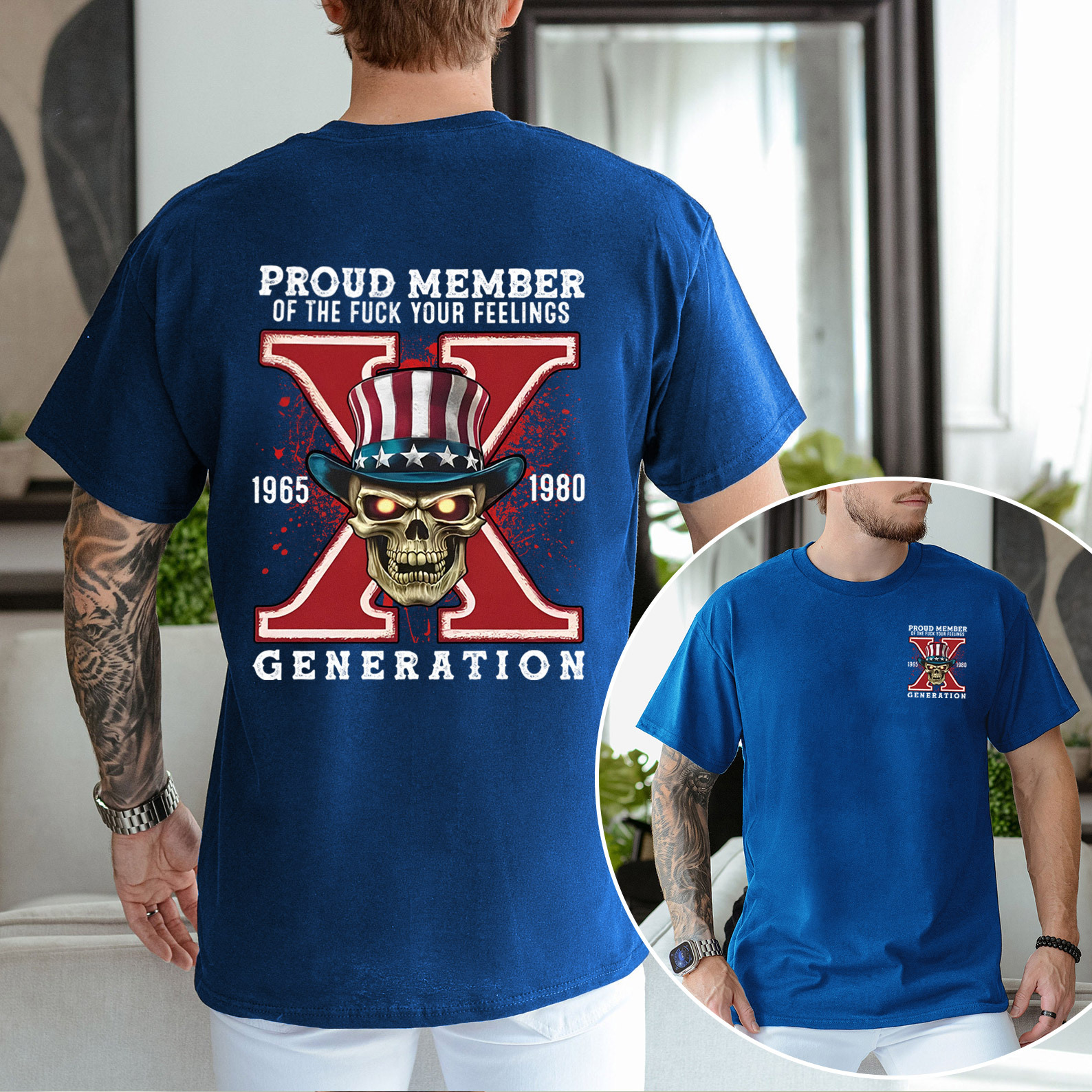 New Version Generation X FAFO shirt Double Side Print T-shirt
