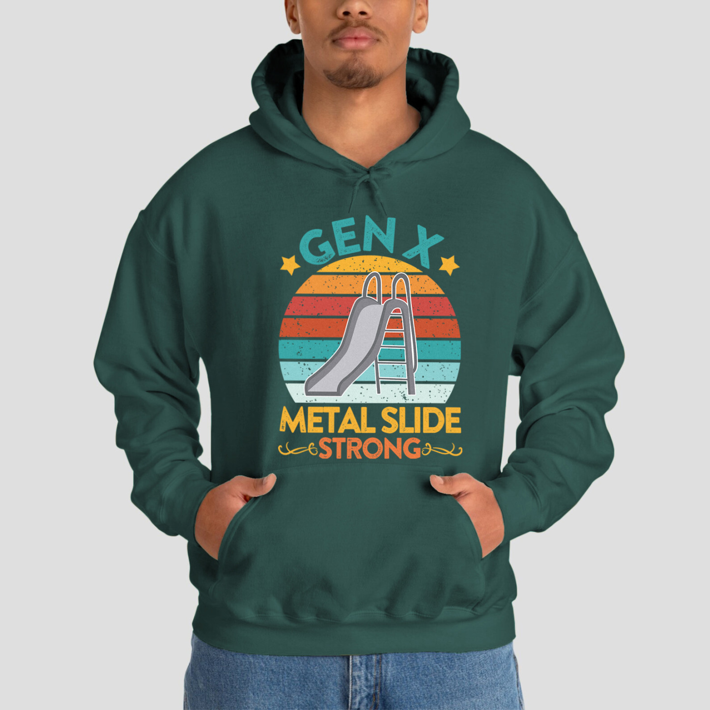 Gen X Metal Slide A Strong Hoodie