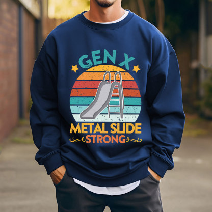 Gen X Metal Slide A Strong Crewneck