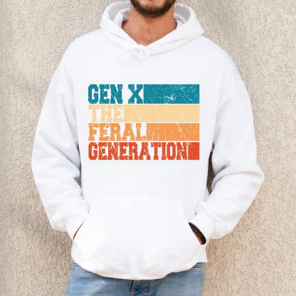 Retro Vintage Gen X Hoodie