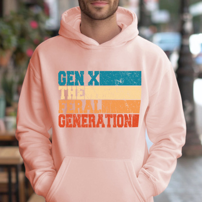 Retro Vintage Gen X Hoodie