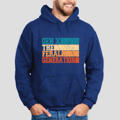 Retro Vintage Gen X Hoodie
