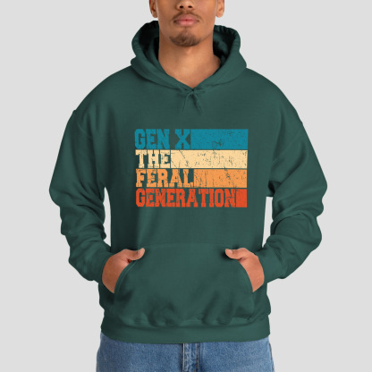 Retro Vintage Gen X Hoodie