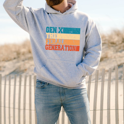 Retro Vintage Gen X Hoodie