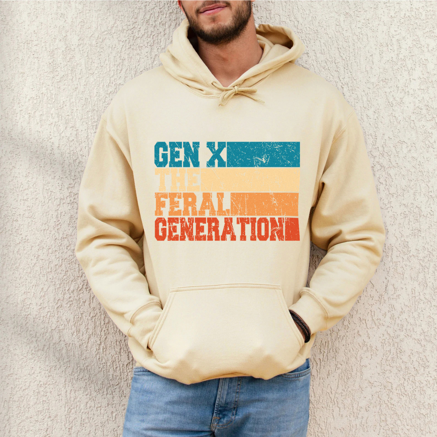 Retro Vintage Gen X Hoodie