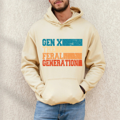 Retro Vintage Gen X Hoodie