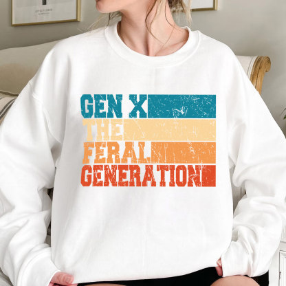 Retro Vintage Gen X Crewneck