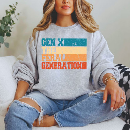 Retro Vintage Gen X Crewneck