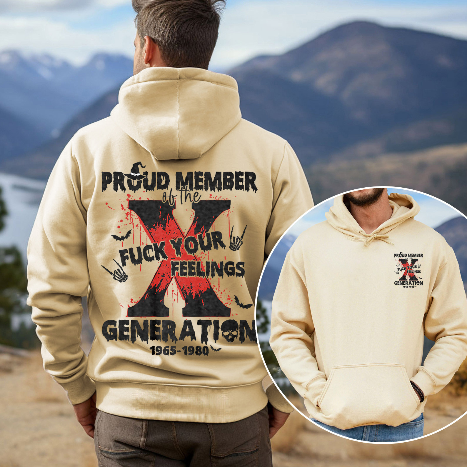 Proud Member Fck Your Feelings Generation X Hoodie