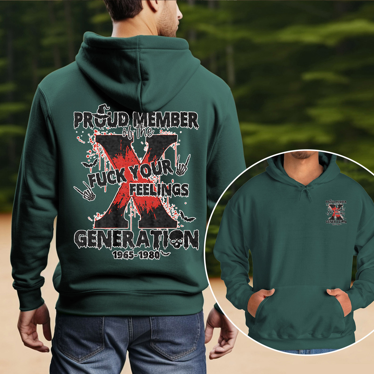 Proud Member Fck Your Feelings Generation X Hoodie
