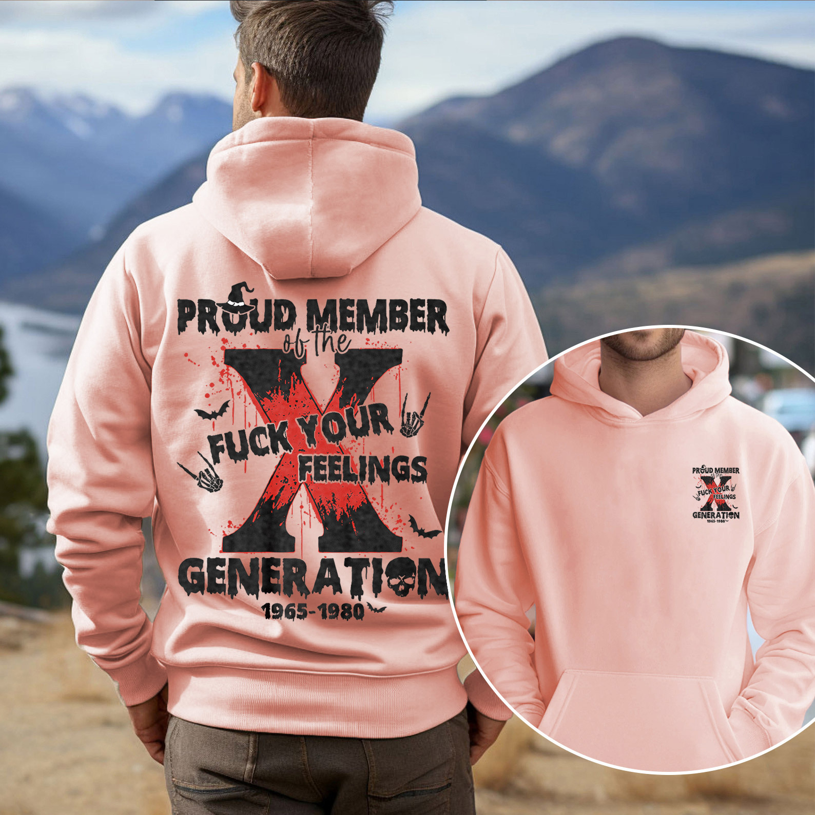 Proud Member Fck Your Feelings Generation X Hoodie