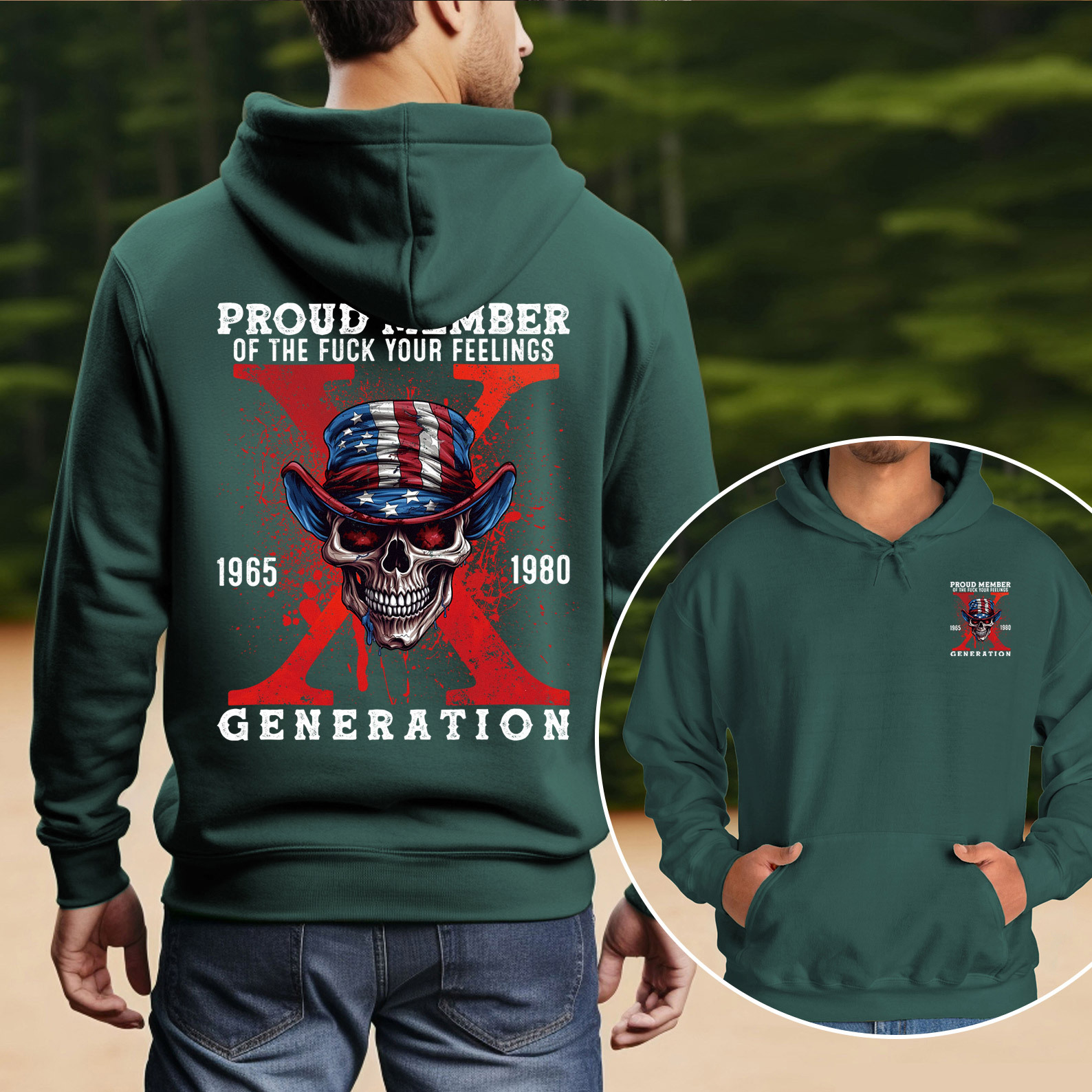 Proud Member Fck Your Feelings Generation X Hoodie