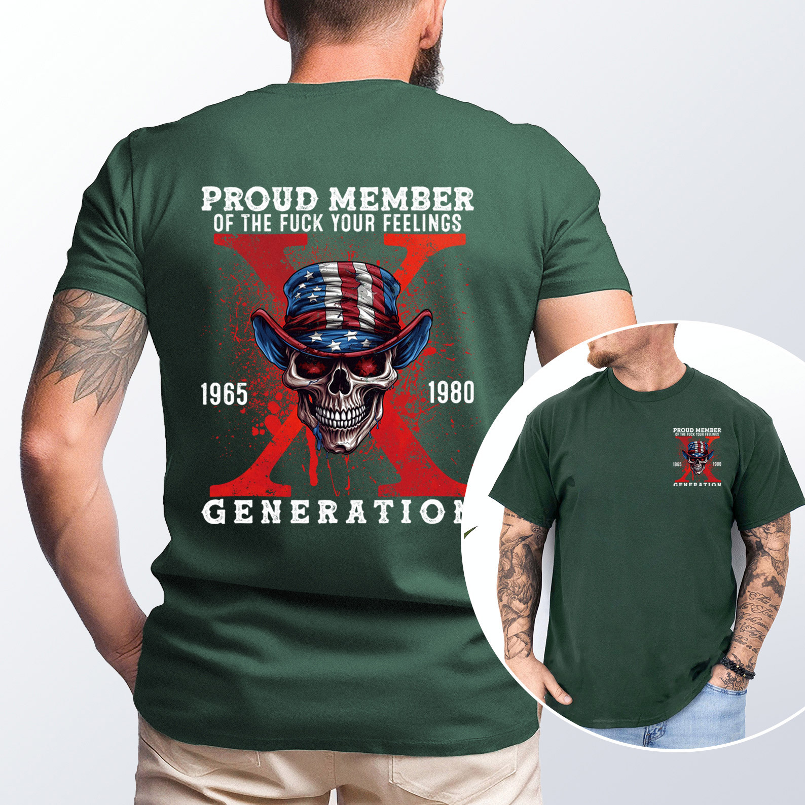 Proud Member Fck Your Feelings Generation X T-shirt