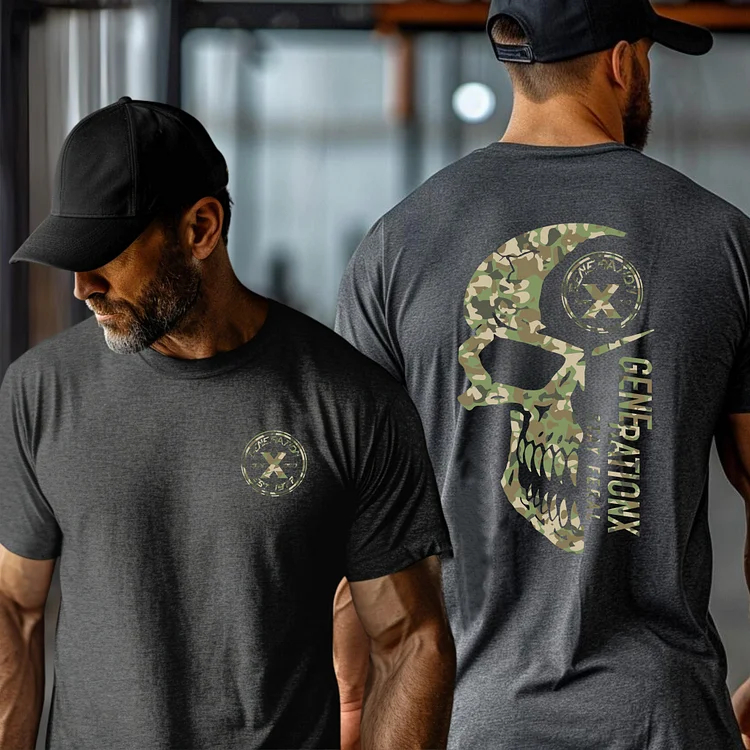 Custom Gen X Army Camo Style FAFO Shirt