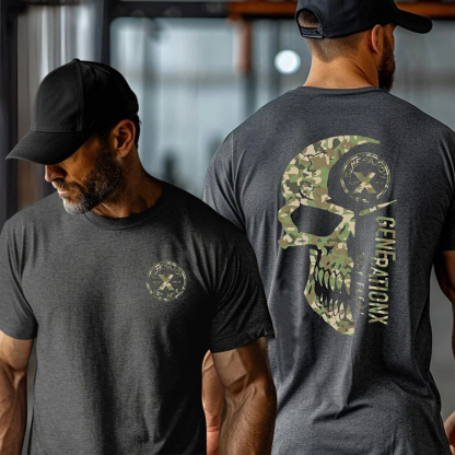 Custom Gen X Army Camo Style FAFO Shirt