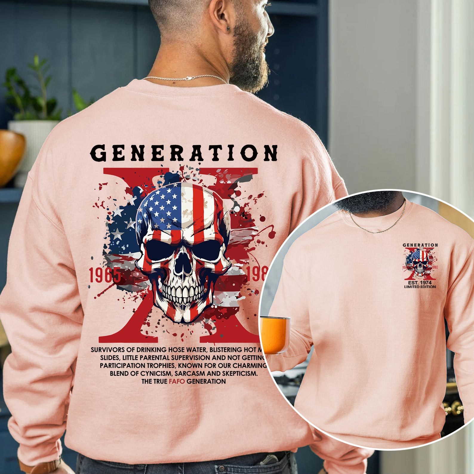 Customized Proud Member of the Fck Your Feelings Crewneck