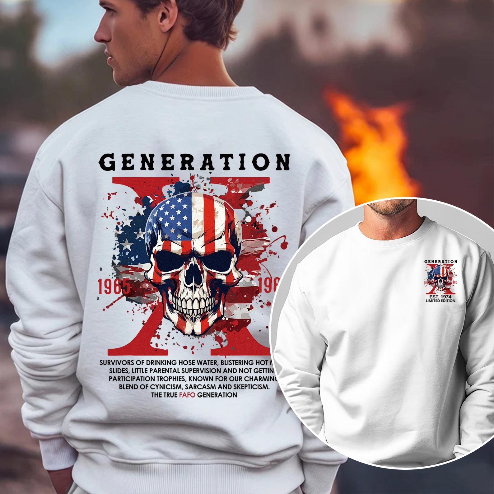 Customized Proud Member of the Fck Your Feelings Crewneck