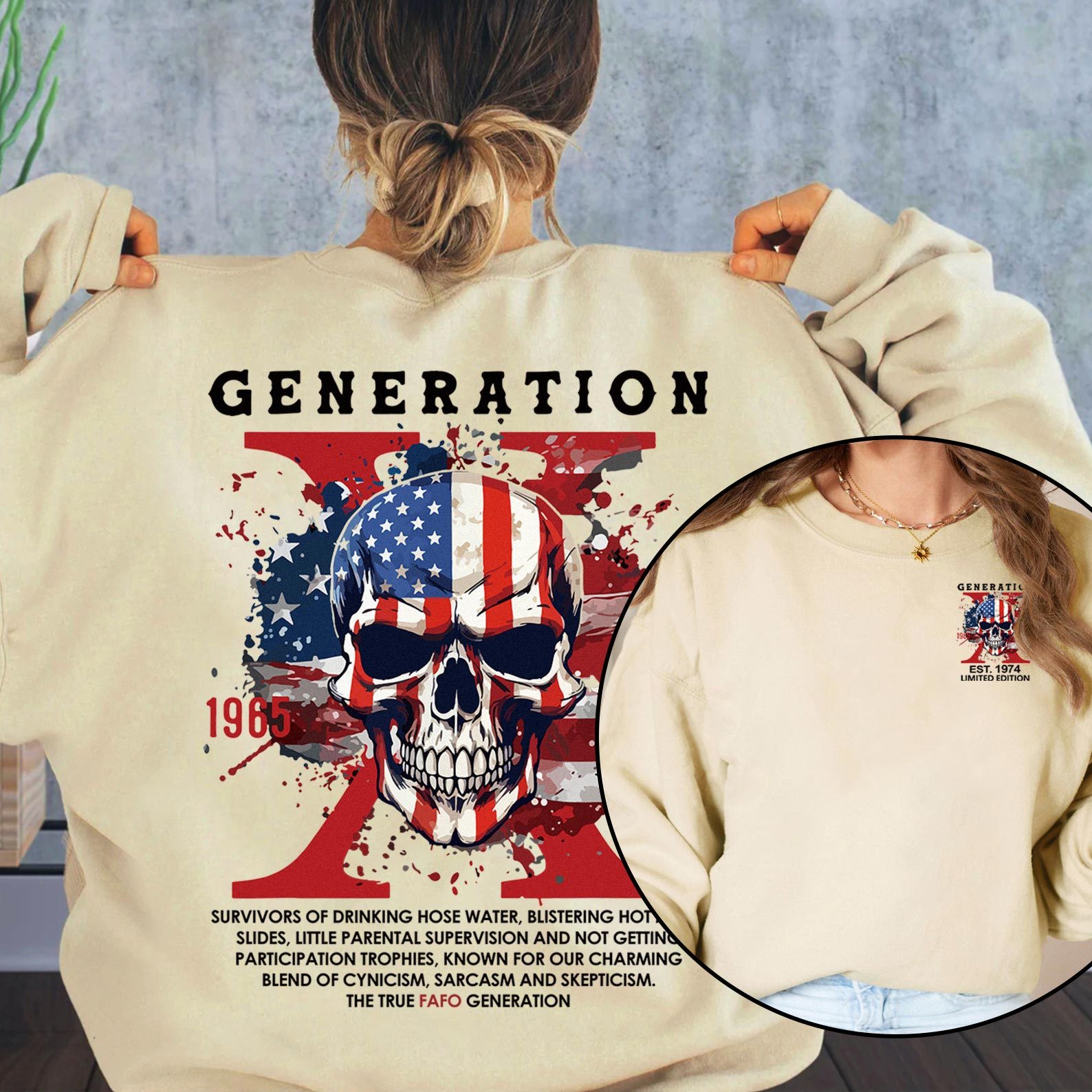 Customized Proud Member of the Fck Your Feelings Crewneck