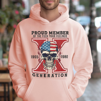 Skull Halloween Gen X Hoodie