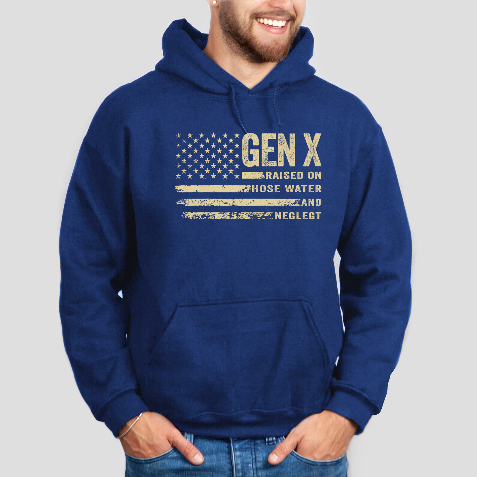 Vintage Gen X Funny Quotes Hoodie