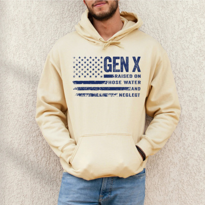 Vintage Gen X Funny Quotes Hoodie