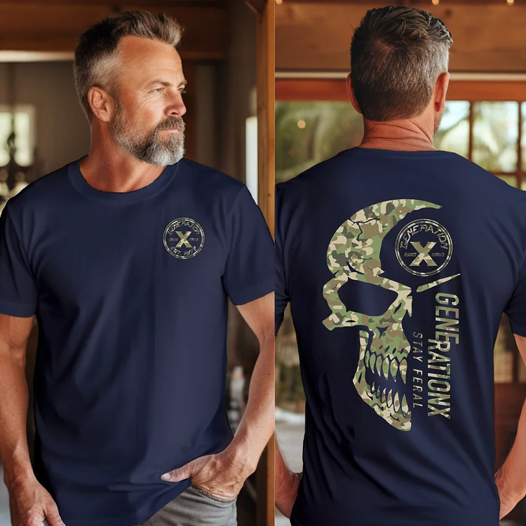 Custom Gen X Army Camo Style FAFO Shirt