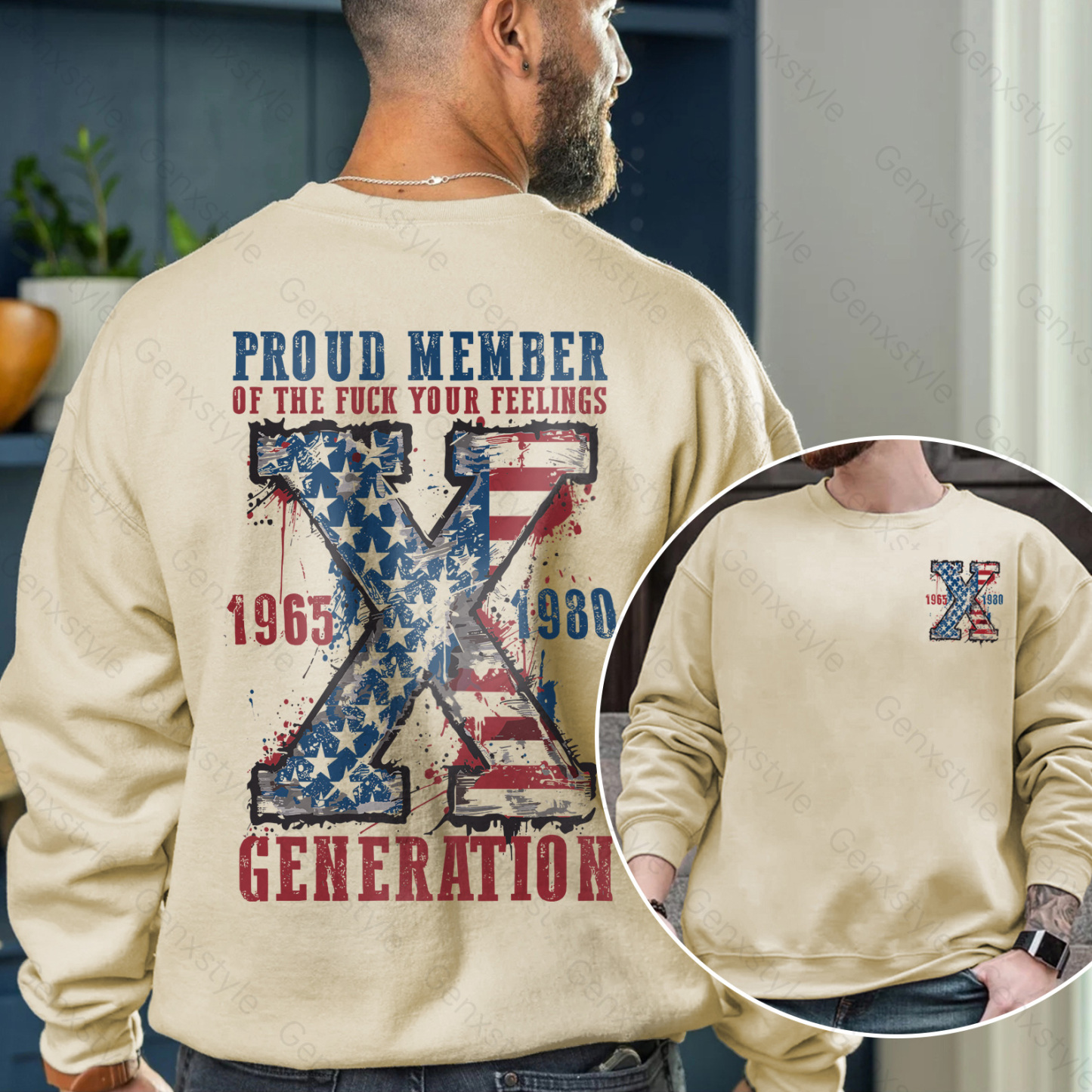 Proud Member Fck Your Feelings Generation Crewneck