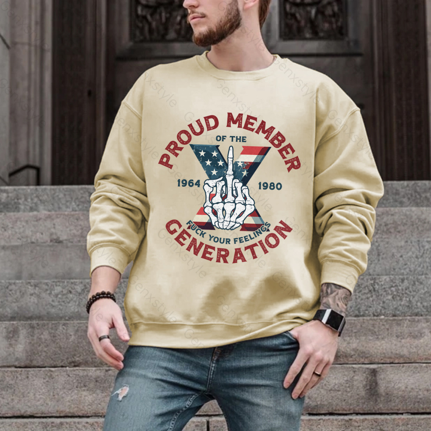 American Flag Crewneck