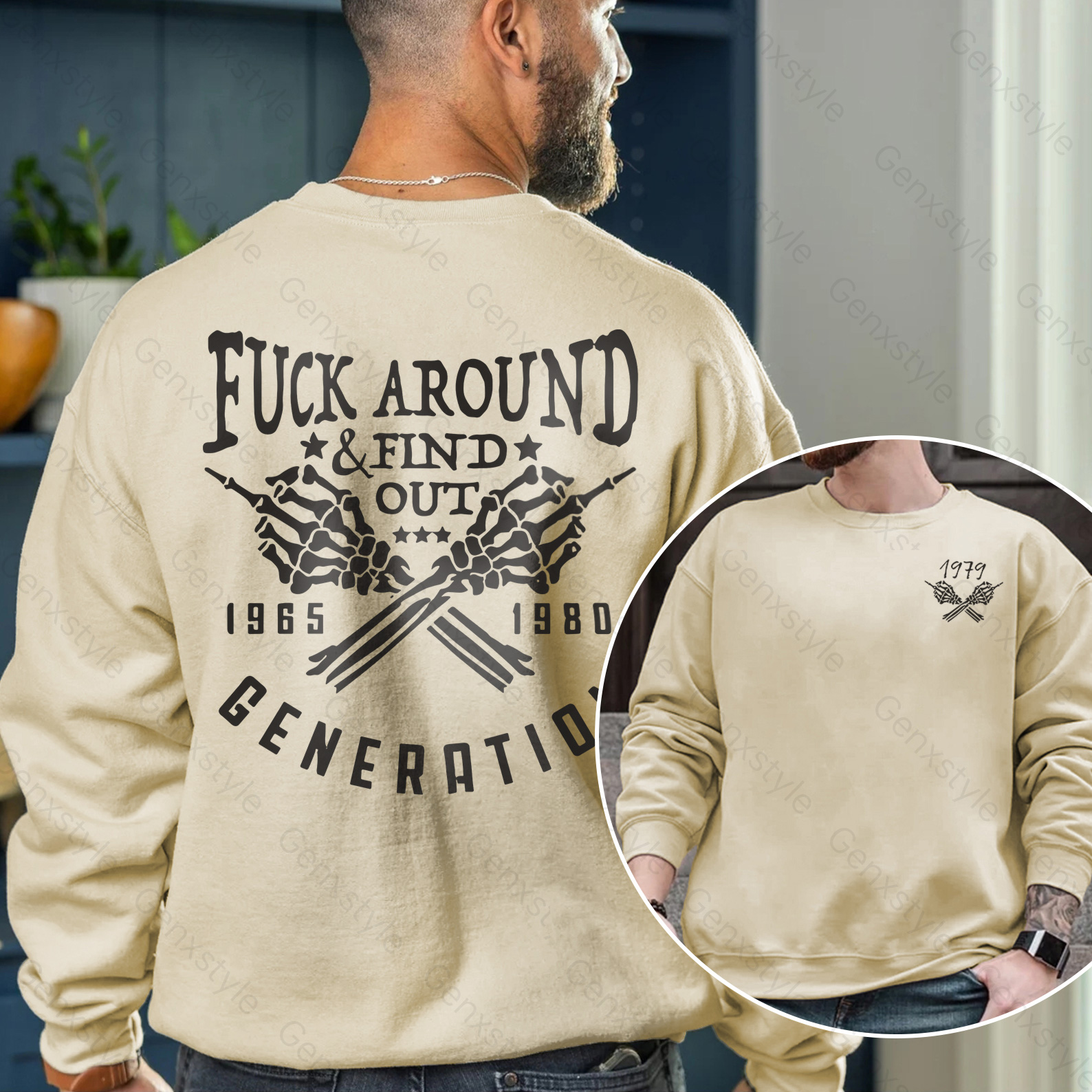 Fuck Around Find Out Generation X Quotes Crewneck