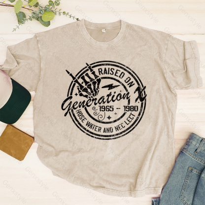 Washed Vintage Skeleton T-shirt