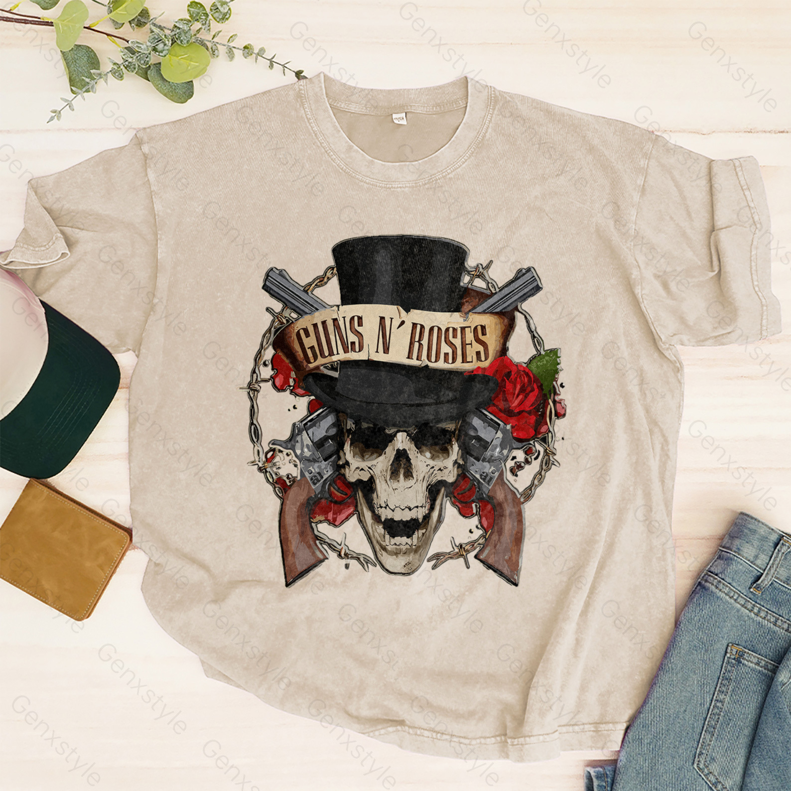 Washed Guns n Roses T-shirt