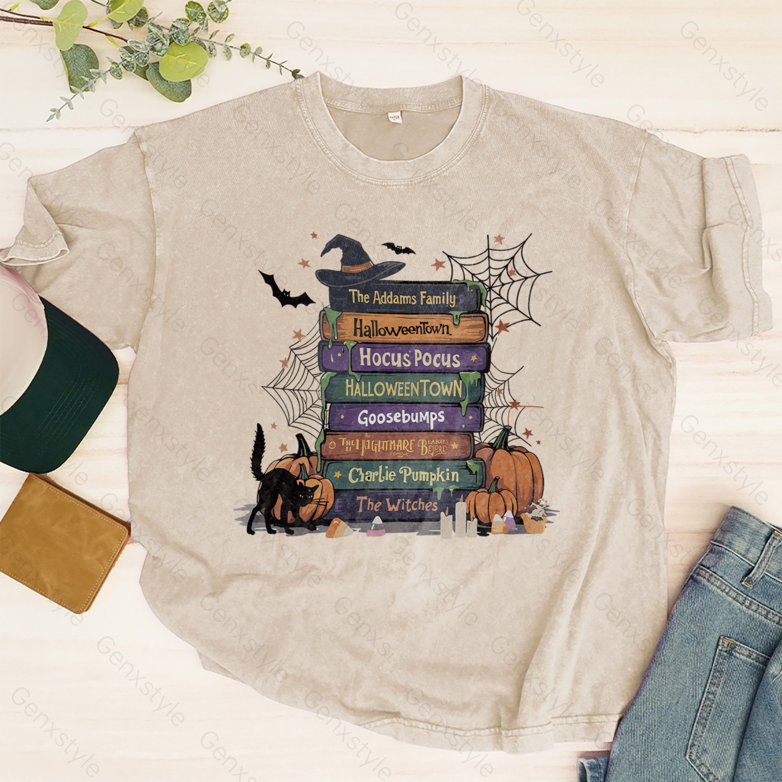 Washed Vintage Halloween Movie T-shirt