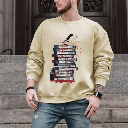 90s Style Halloween Movie Crewneck