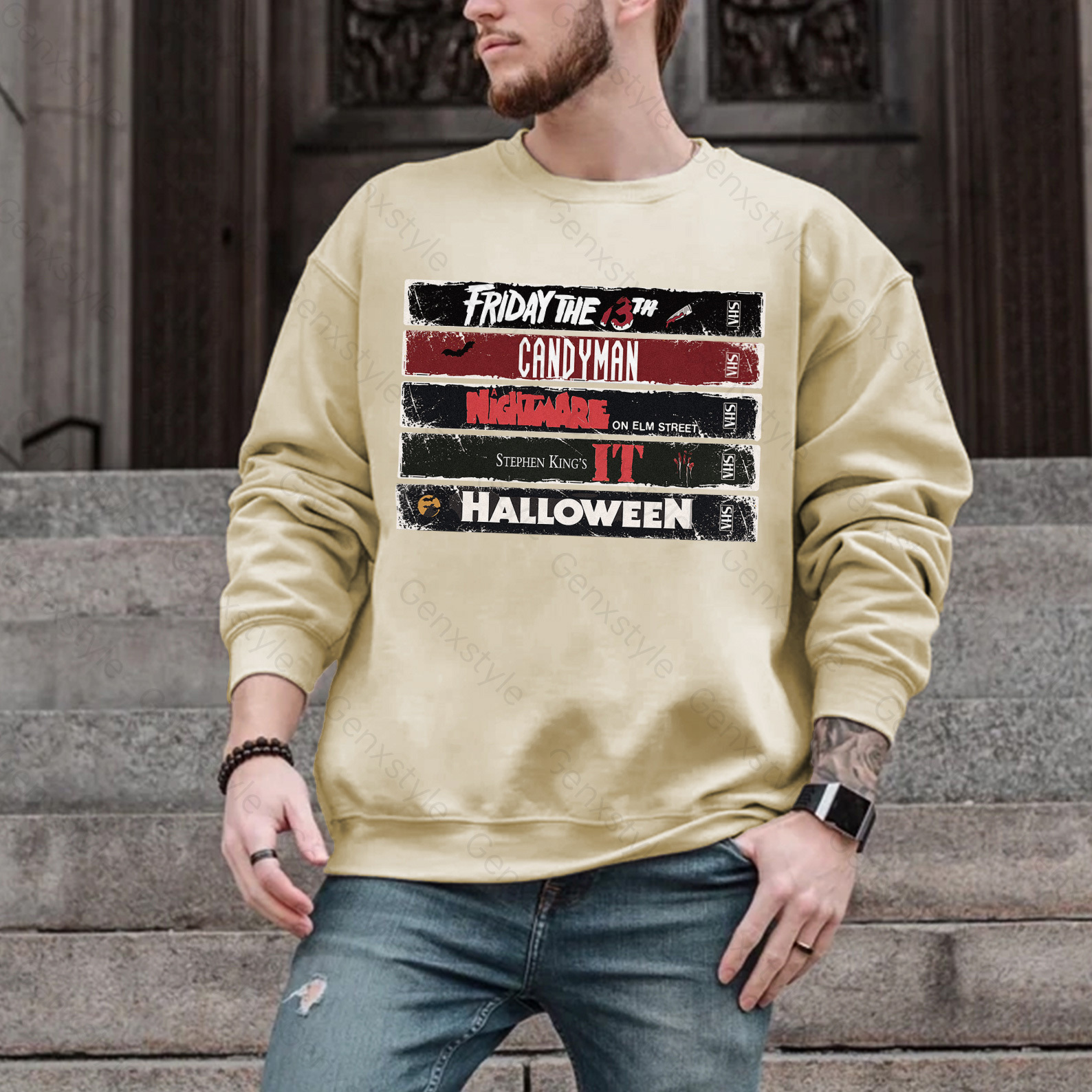 90s Halloween Horror Movie Crewneck