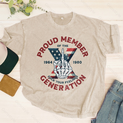 Washed American Flag T-shirt