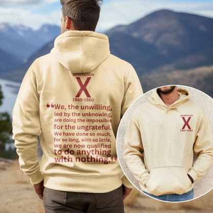 Generation X We The Unwilling Hoodie
