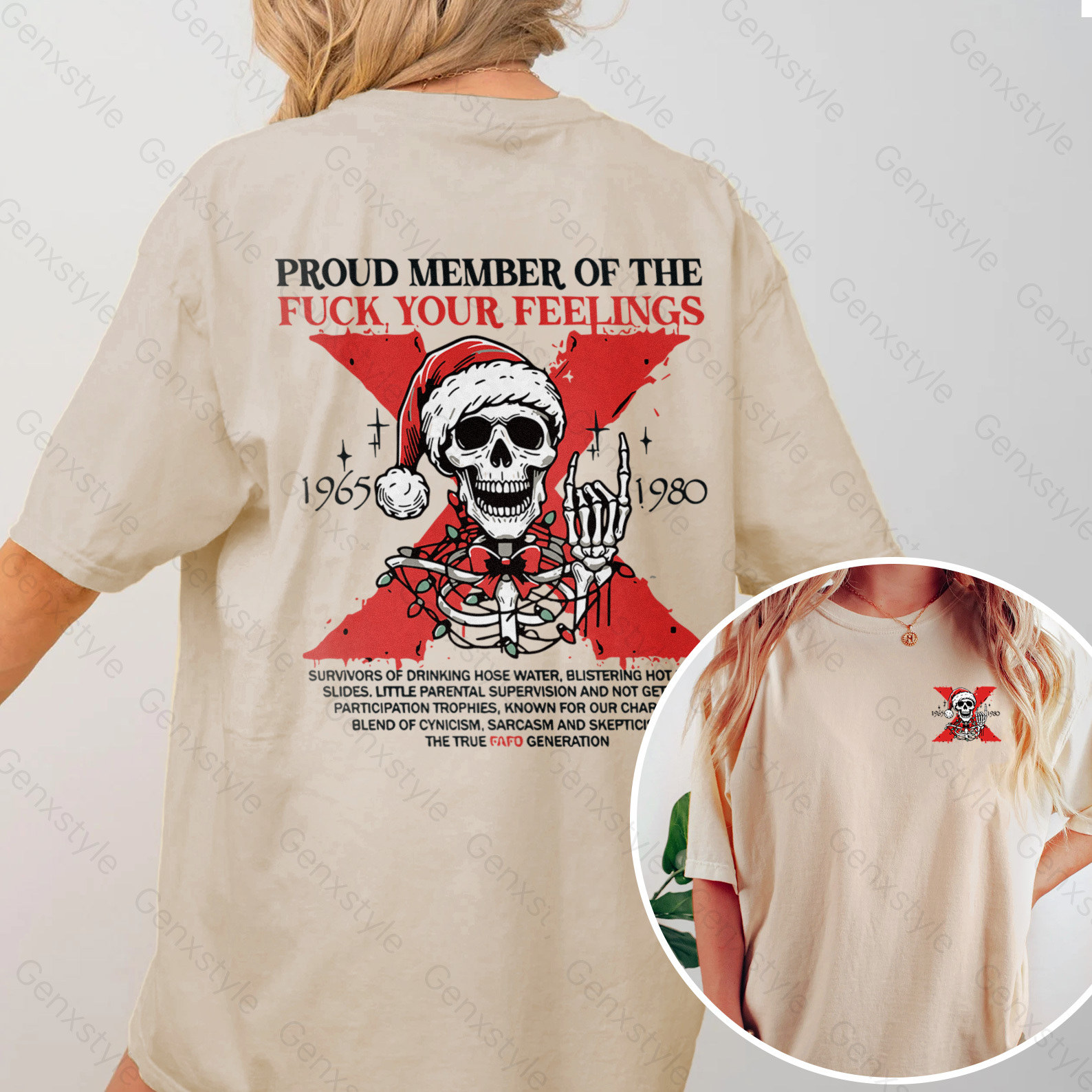 Washed Christmas Generation X T-shirt