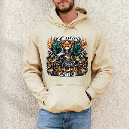 Generation X Biker Lives Matter Hoodie