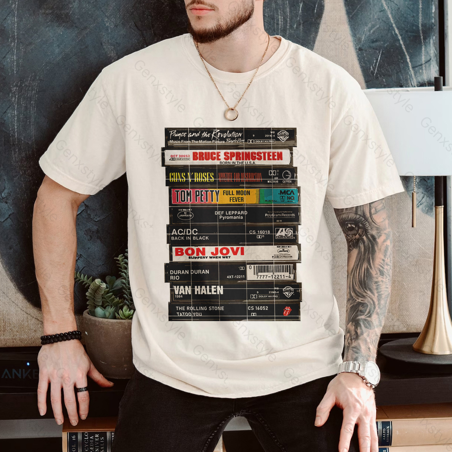 Rock Cassettes Tape T-shirt
