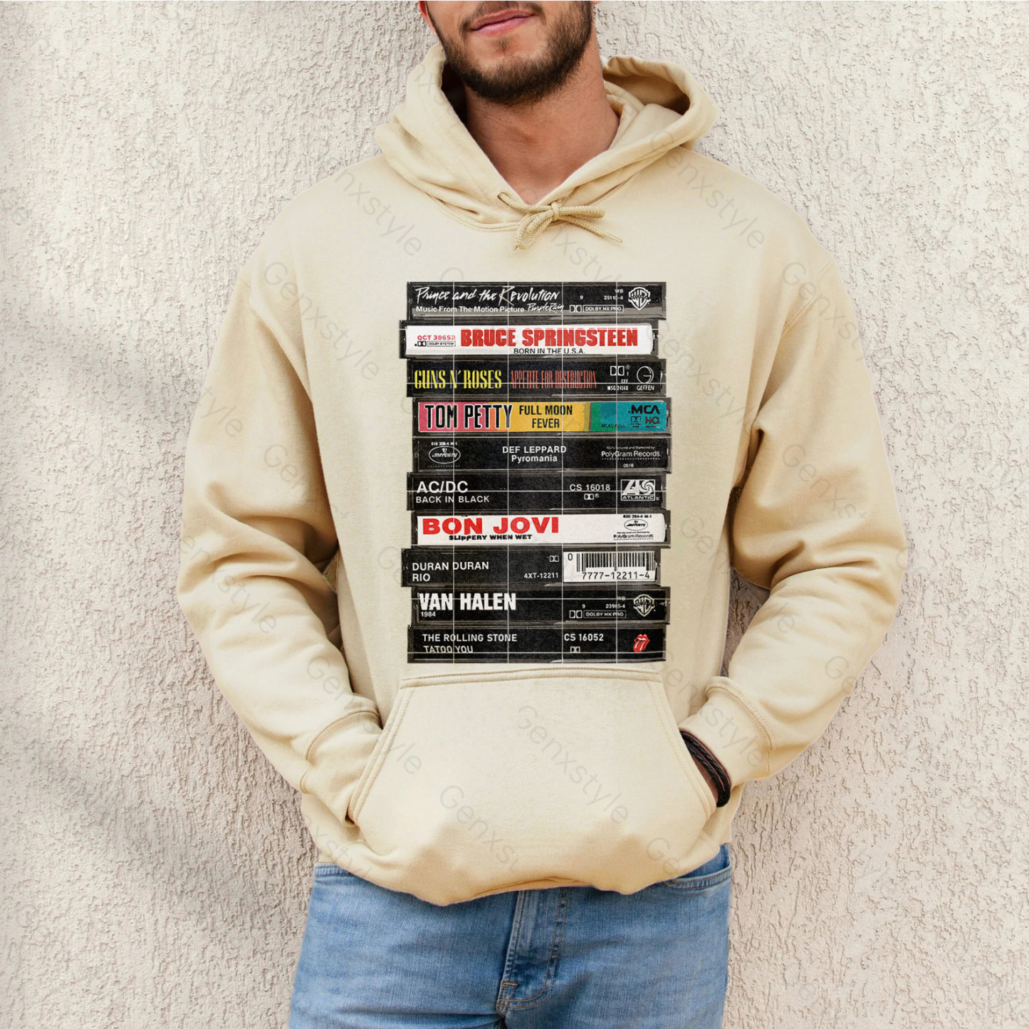 Rock Cassettes Tape Hoodie